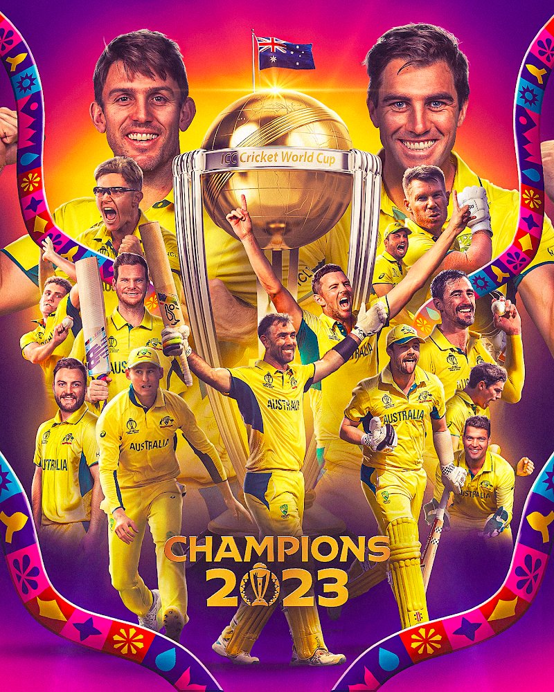 Australia — 2023 Cricket World Cup Champions